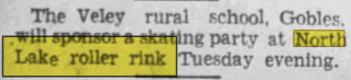 North Lake Roller Rink - May 06 1940 Article